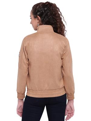 zip detail mock neck bomber jacket - 15679689 - Standard Image - 3