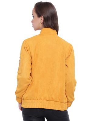 zip detail mock neck bomber jacket - 15679691 - Standard Image - 3