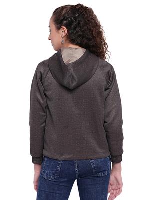 draw-string waist hooded jacket - 15679698 - Standard Image - 3