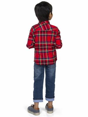 pocket patched checkered shirt - 15680748 - Standard Image - 3