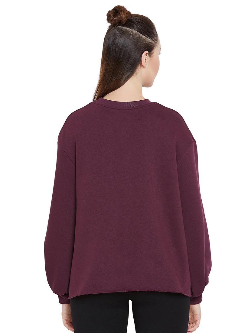 typographic print sweatshirt - 15682041 - Zoom Image - 3