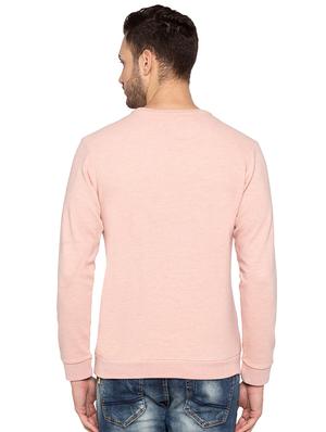 pink cotton front print sweatshirt - 15691540 - Standard Image - 3