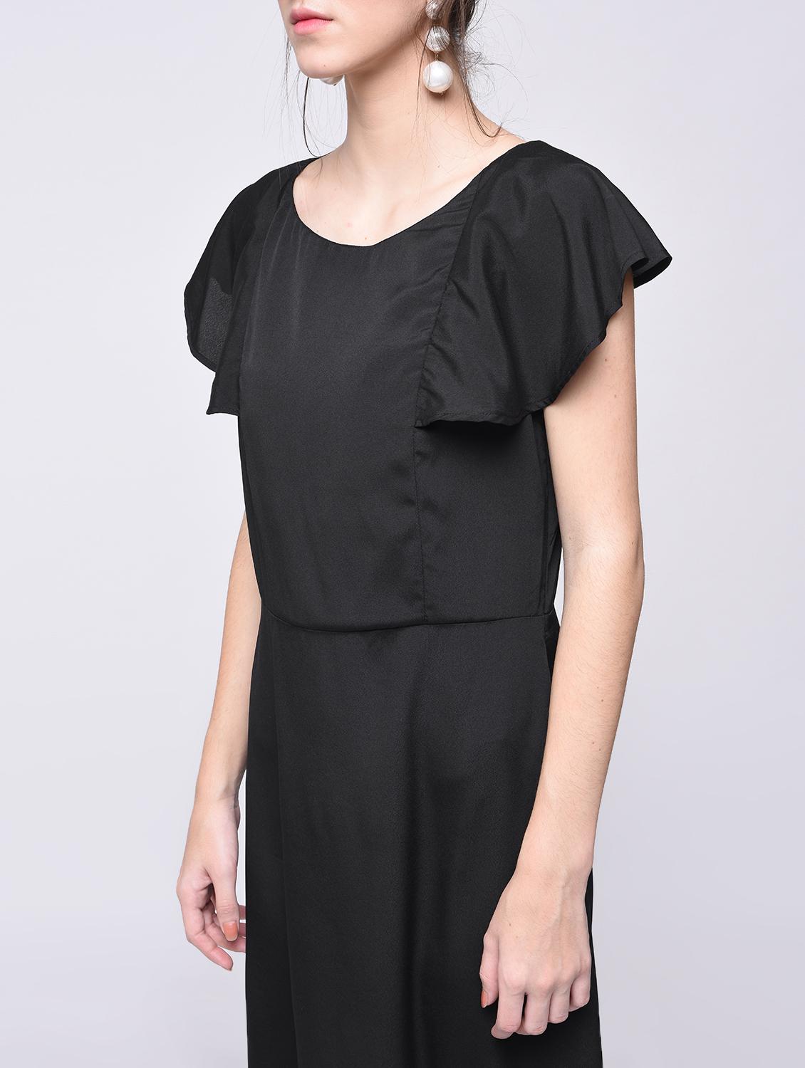 flutter sleeved maxi dress - 15692002 - Zoom Image - 3