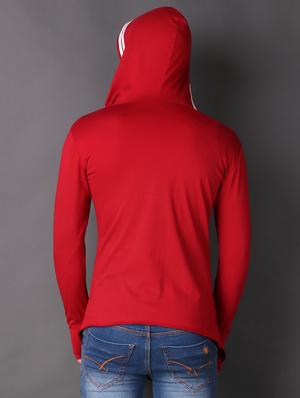 red cotton shrug - 15693215 - Standard Image - 3