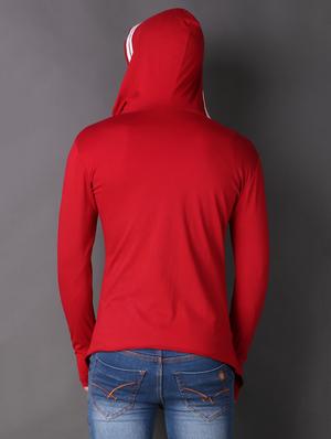 red cotton shrug - 15693216 - Standard Image - 3