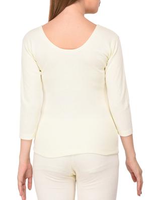 scoop neck thermal top - 15695993 - Standard Image - 3