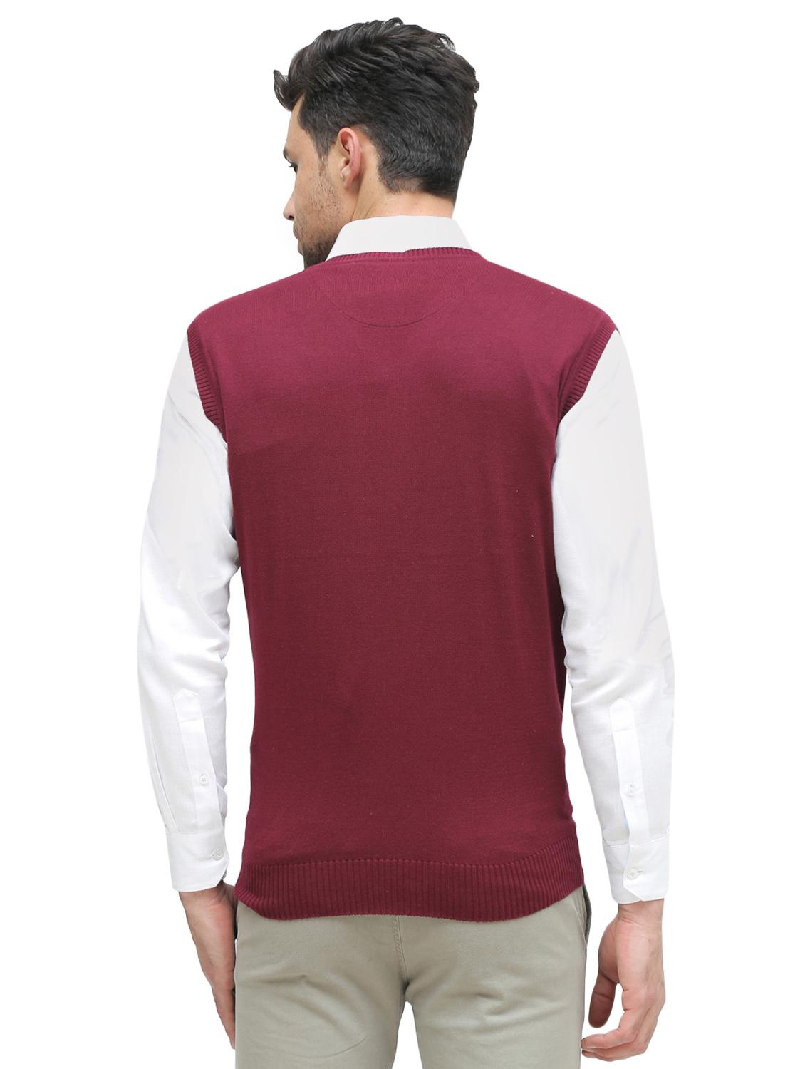 maroon cotton pullover - 15699784 - Zoom Image - 3