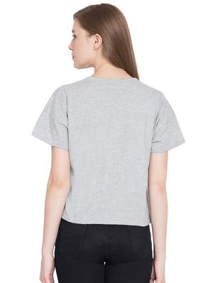 drop shoulder round neck tee - 15701184 - Standard Image - 3