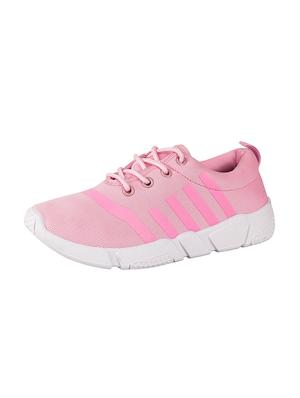 pink lace-up sports shoes - 15701673 - Standard Image - 3