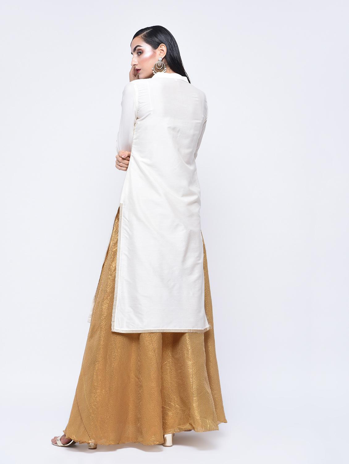 straight gotta work kurta - 15701753 - Zoom Image - 3