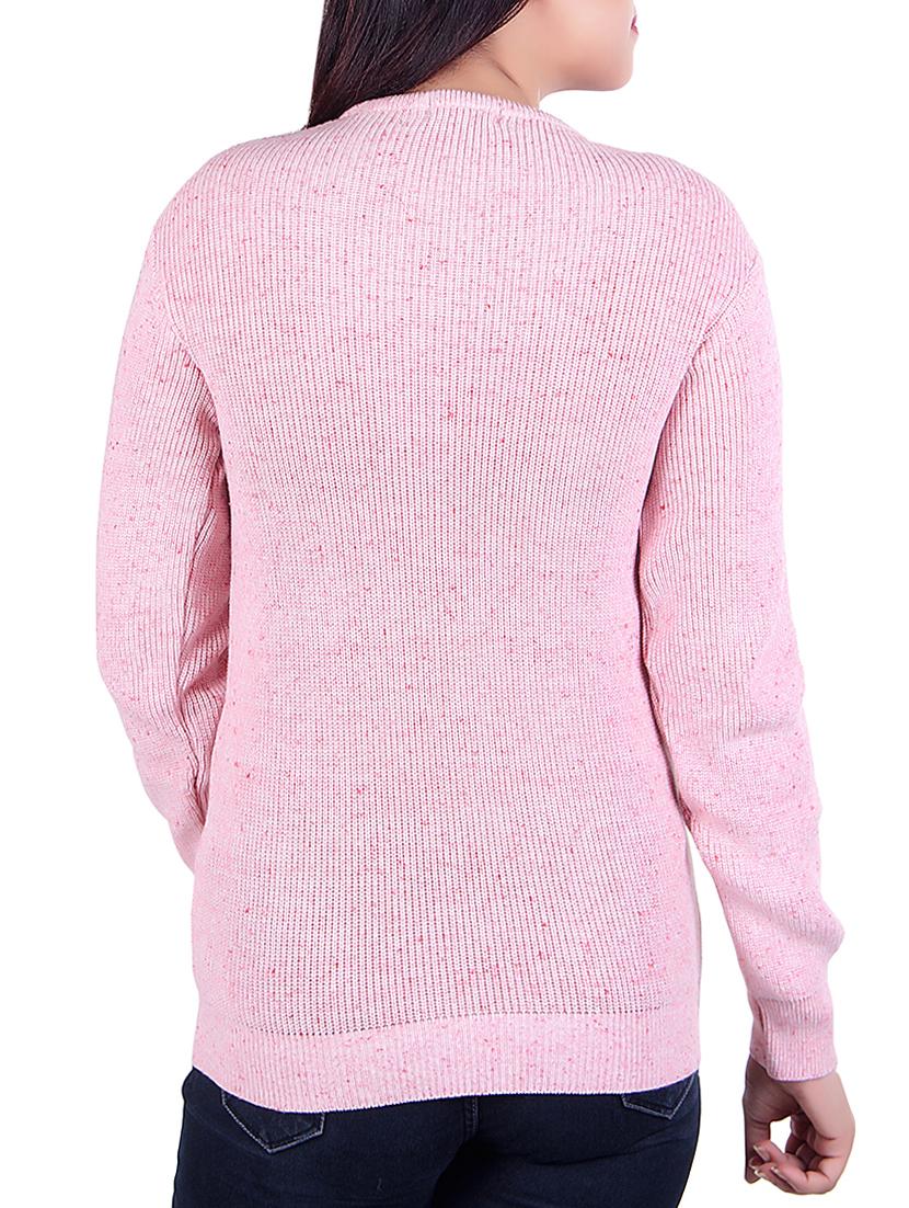 Solid ribbed pullover - 15701870 - Zoom Image - 3