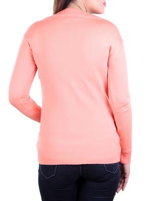 buttoned neck knitted shrug - 15701901 - Standard Image - 3