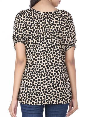 button-up dotted tunic - 15702189 - Standard Image - 3