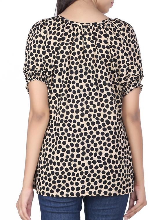 button-up dotted tunic - 15702189 - Zoom Image - 3
