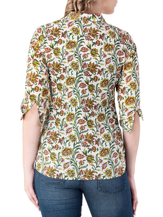straight printed kurti - 15702220 - Zoom Image - 3