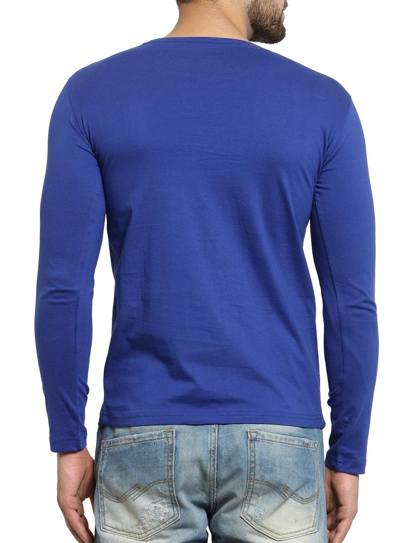 blue cotton t-shirt - 15705216 - Zoom Image - 3