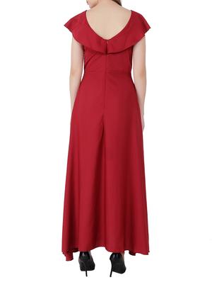 ruffle detail maxi dress - 15705289 - Standard Image - 3