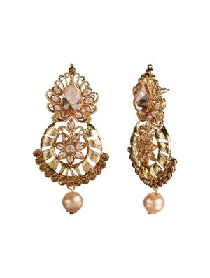 gold tone drop earrings - 15706257 - Standard Image - 3