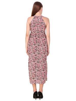 high slit halter neck dress - 15707203 - Standard Image - 3