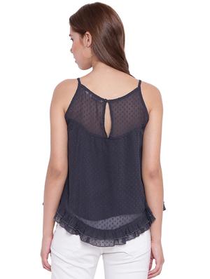 embellished frill detail top - 15707918 - Standard Image - 3