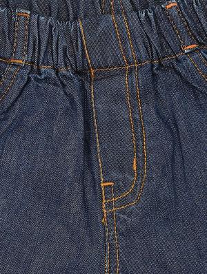 blue cotton blend plain jeans - 15707995 - Standard Image - 3