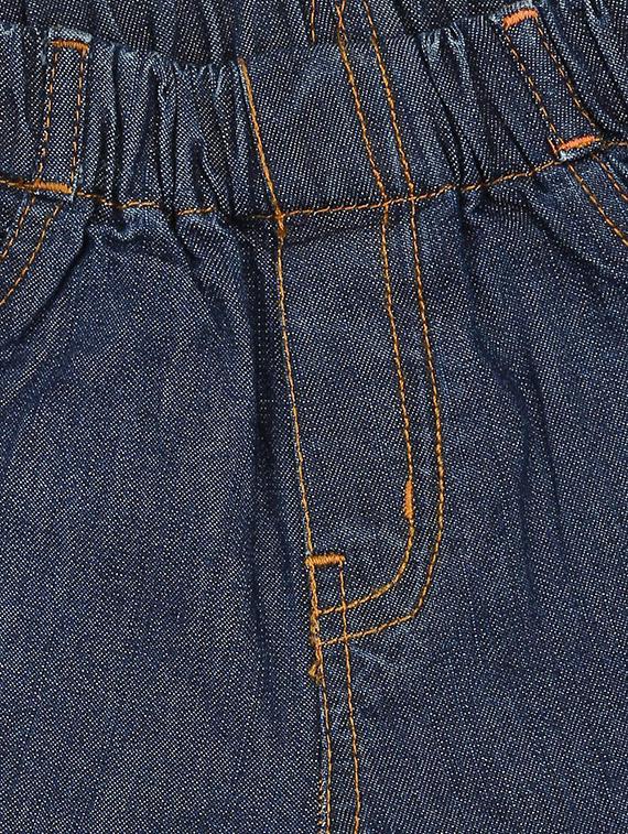 blue cotton blend plain jeans - 15707995 - Zoom Image - 3