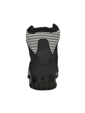 black leather high ankle boots - 15709013 - Standard Image - 3