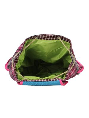 multi colored canvas fashion backpack - 15709058 - Standard Image - 3