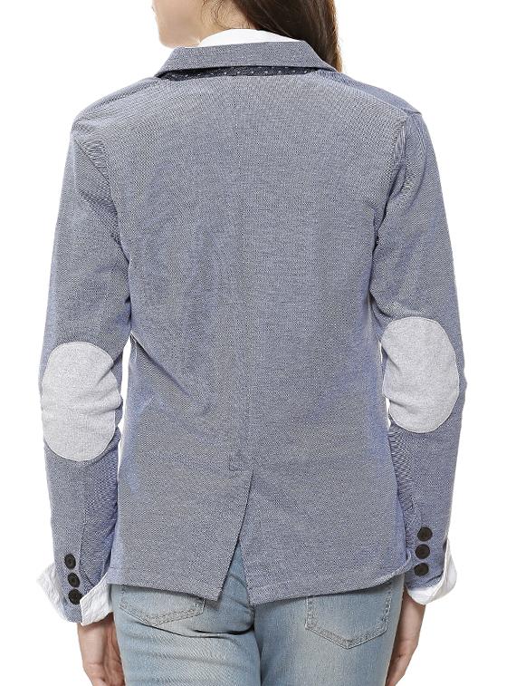 elbow patch button detail blazer - 15709614 - Zoom Image - 3