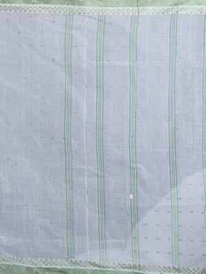 Paisley bordered tant saree - 15709757 - Standard Image - 3