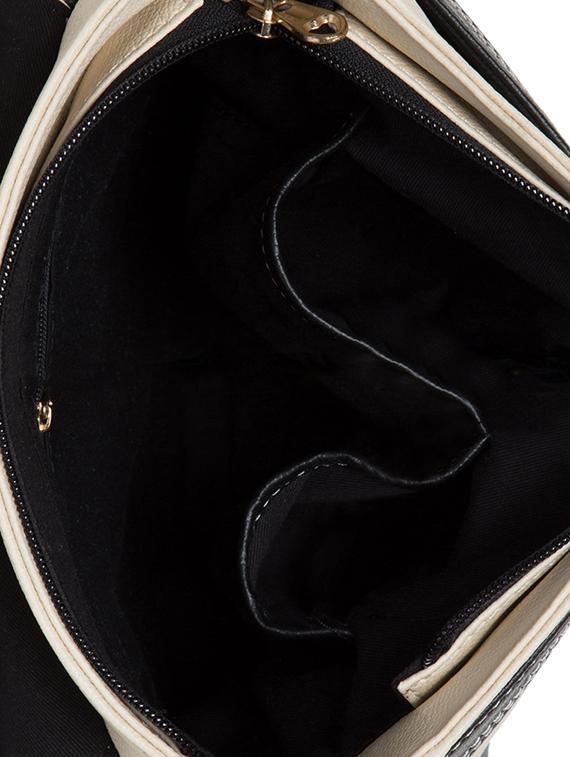 white leatherette (pu) messenger sling bag - 15710333 - Zoom Image - 3