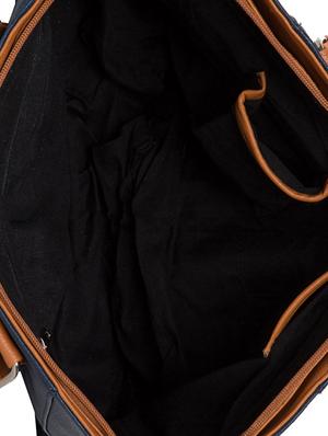 black leatherette (pu) regular handbag - 15710346 - Standard Image - 3