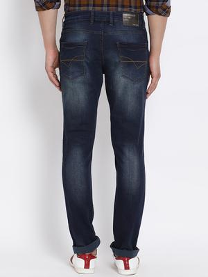 blue cotton washed jeans - 15713465 - Standard Image - 3