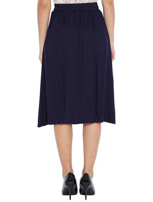 contrast button detail skirt - 15713595 - Standard Image - 3