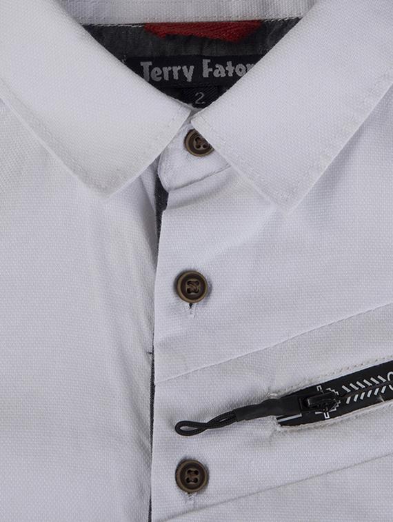 white cotton shirt - 15714281 - Zoom Image - 3