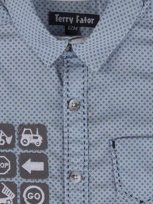 blue cotton shirt - 15714336 - Standard Image - 3