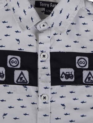 white cotton shirt - 15714337 - Standard Image - 3