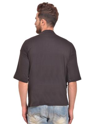 black cotton shrug - 15715882 - Standard Image - 3