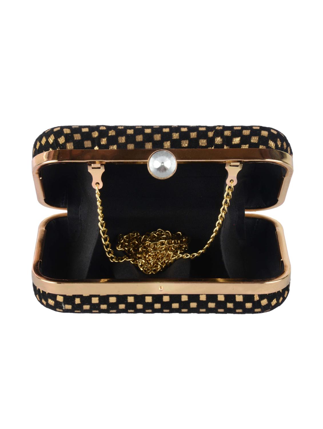 black velvet box clutch - 15715929 - Zoom Image - 3