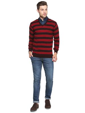 red acrylic pullover - 15719510 - Standard Image - 3