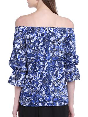 smocked off shoulder top - 15719550 - Standard Image - 3