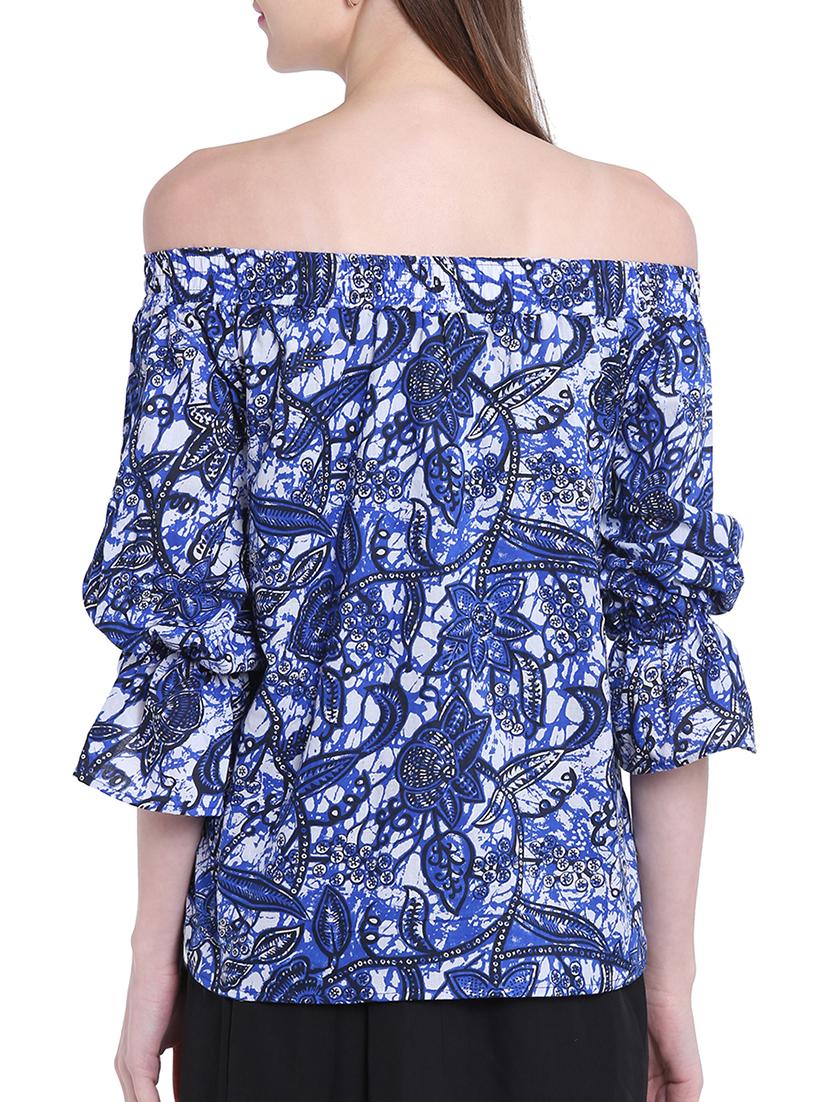 smocked off shoulder top - 15719550 - Zoom Image - 3