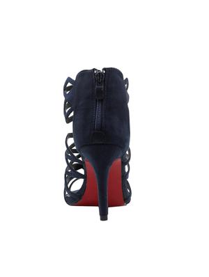 navy suede gladiators sandals - 15720703 - Standard Image - 3