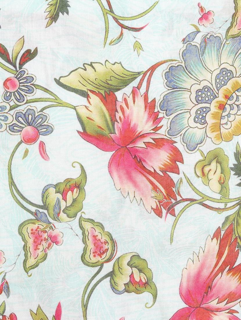 green cotton scarf - 15721642 - Zoom Image - 3