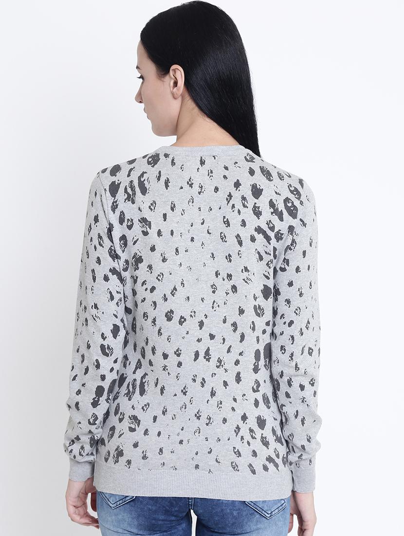 ribbed edge crew neck pullover - 15721732 - Zoom Image - 3