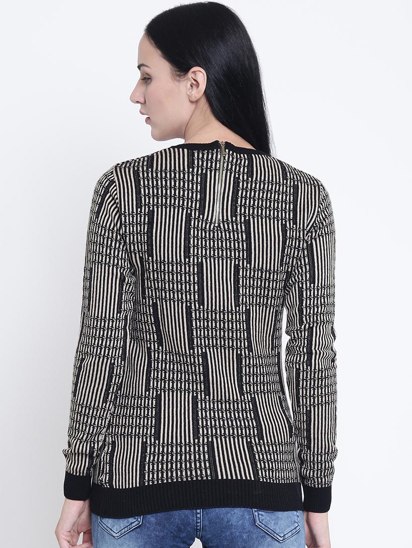 crew neck ribbed edge pullover - 15721737 - Zoom Image - 3