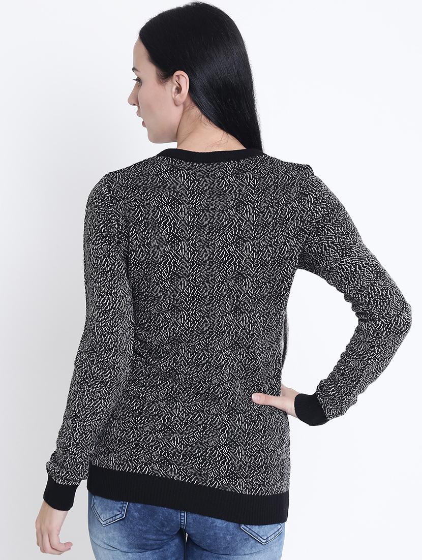 crew neck ribbed edge pullover - 15721738 - Zoom Image - 3