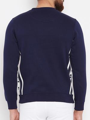 navy blue cotton sweatshirt - 15722227 - Standard Image - 3
