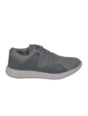 grey mesh lace up sneakers - 15724044 - Standard Image - 3