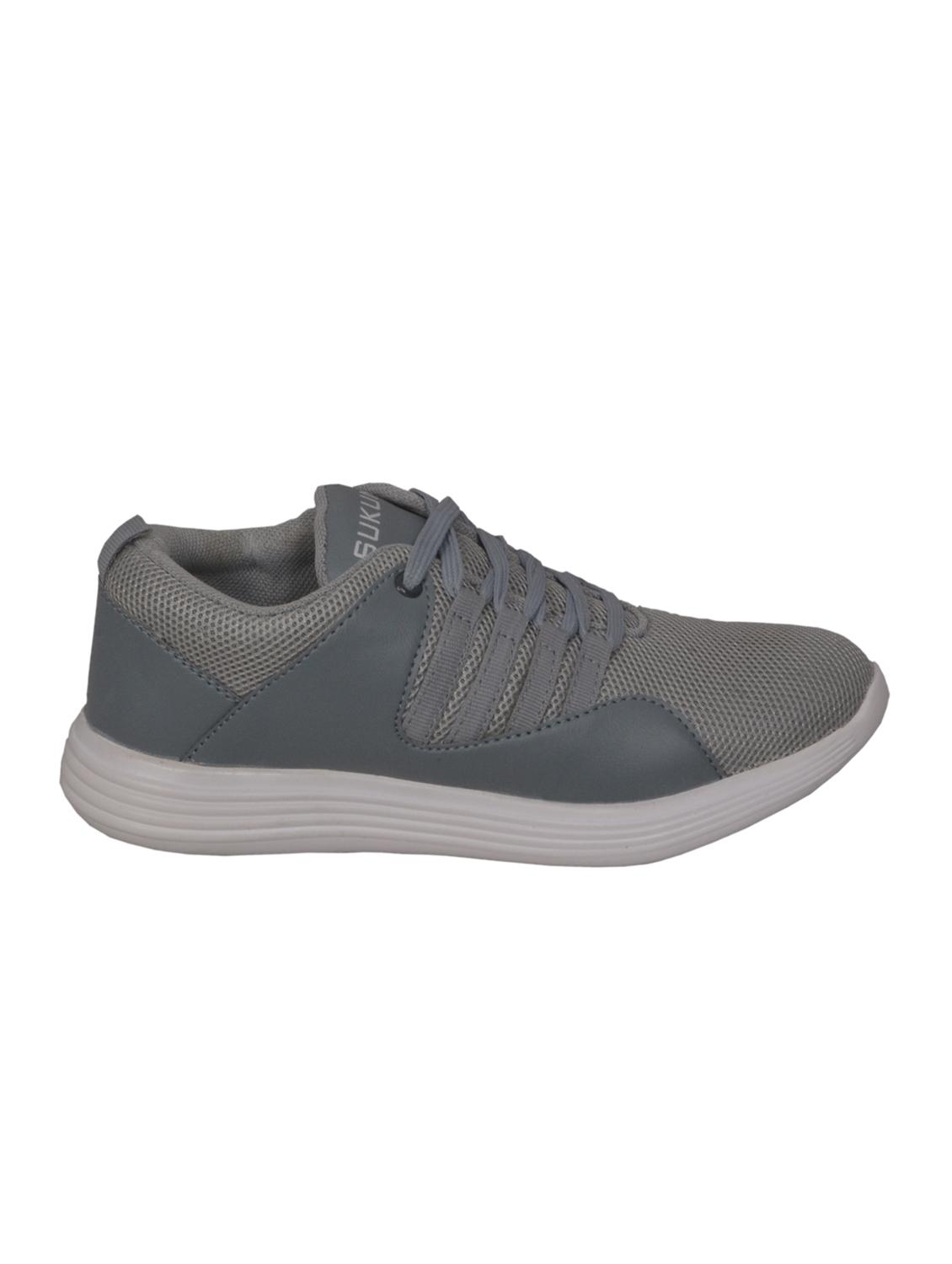 grey mesh lace up sneakers - 15724044 - Zoom Image - 3